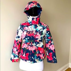 The North Face girls insulated ski jacket size 6
